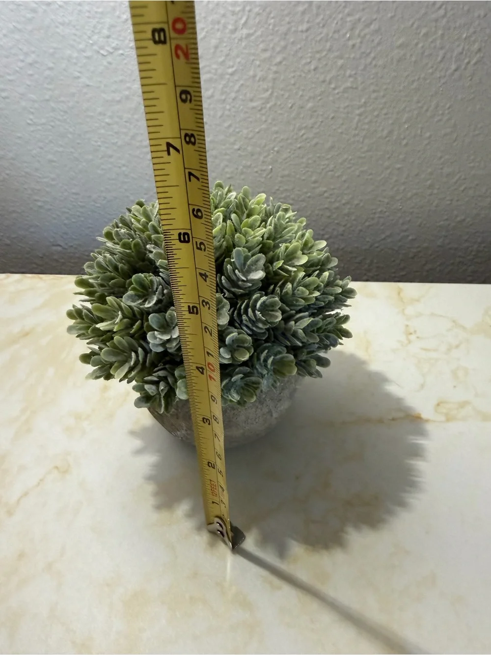 -Faux Potted Topiary Plant – Like New